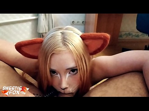 ❤️ Kitsune gbe dick ati pẹlu ni ẹnu rẹ ️❌ Fidio furo ❌